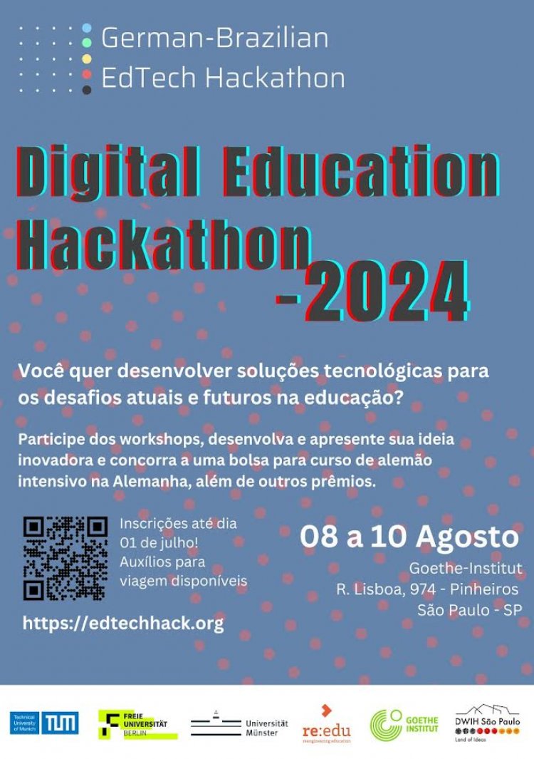 Inscrições abertas para o German-Brazilian EdTech Hackathon 2024